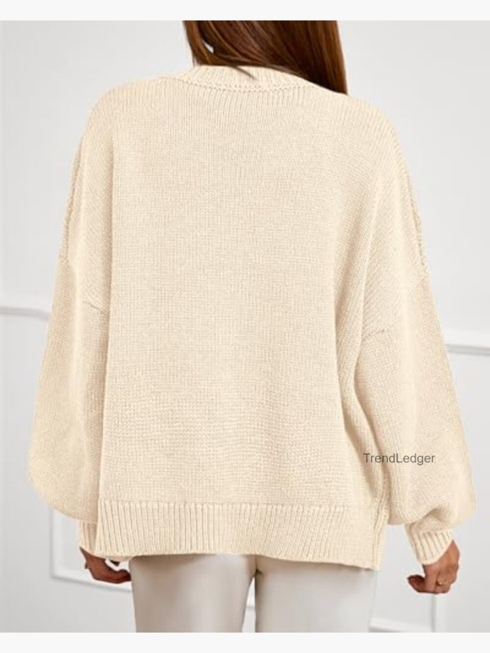 Chunky Cable Knit Cardigan Sweater Women's Oversized Button Front Winter - Picture 3 of 7